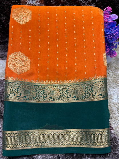 Pure Mysore Silk Saree.