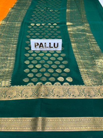 Pure Mysore Silk Saree.