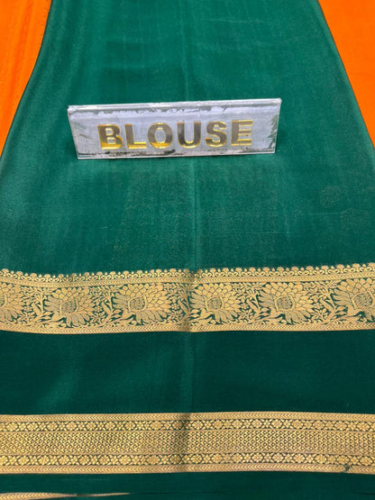 Pure Mysore Silk Saree.