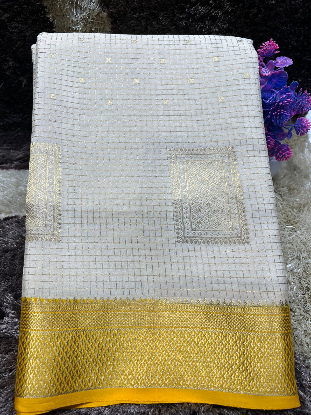 Pure Mysore Silk Saree.