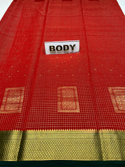Pure Mysore Silk Saree.