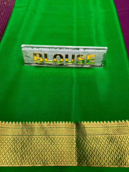 Pure Mysore Silk Saree.