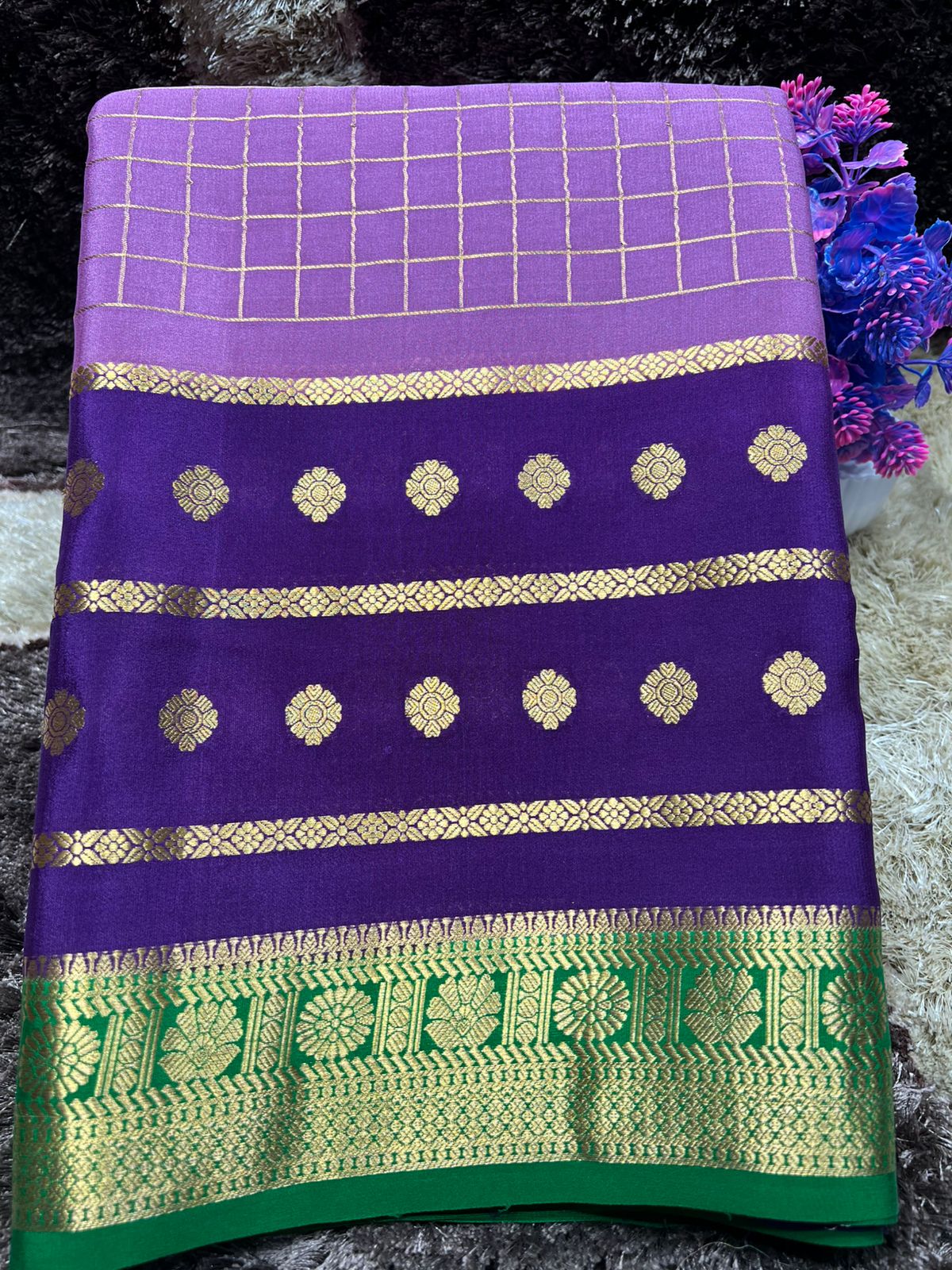 Pure Mysore Silk Saree.