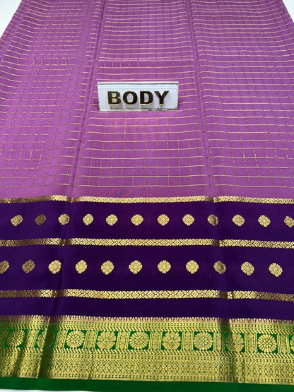 Pure Mysore Silk Saree.