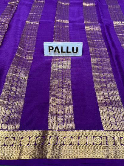 Pure Mysore Silk Saree.