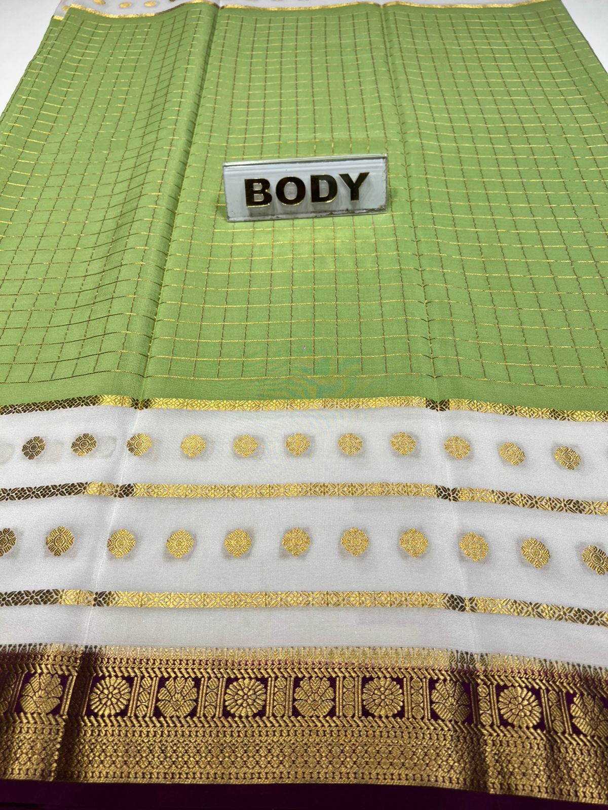 Pure Mysore Silk Saree.
