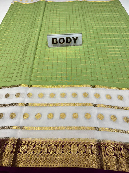Pure Mysore Silk Saree.