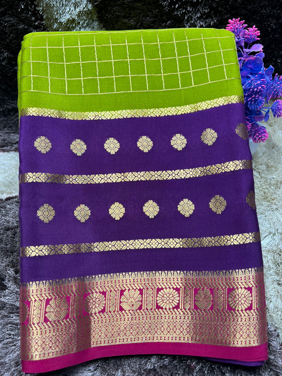 Pure Mysore Silk Saree.