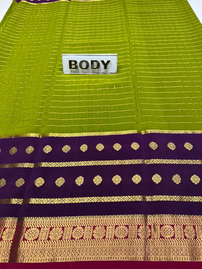 Pure Mysore Silk Saree.
