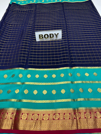 Pure Mysore Silk Saree.