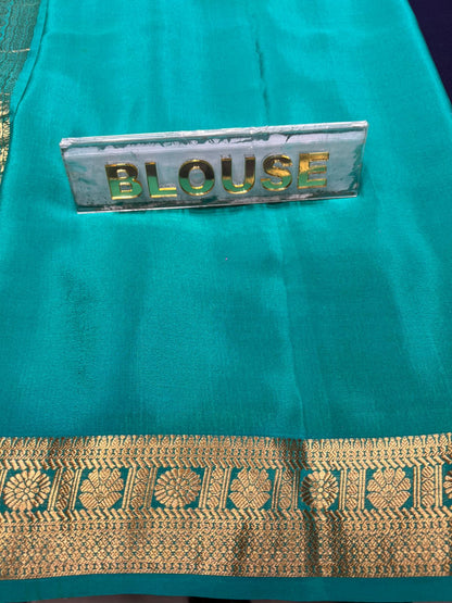 Pure Mysore Silk Saree.