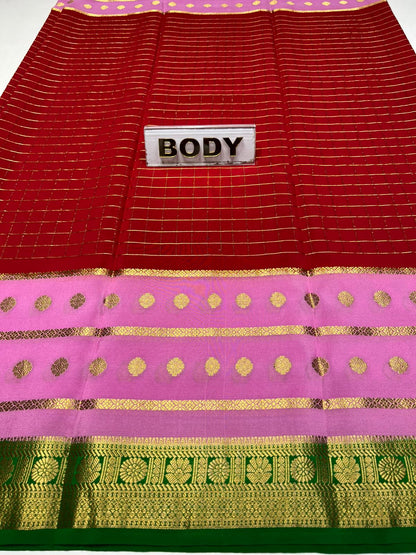Pure Mysore Silk Saree.