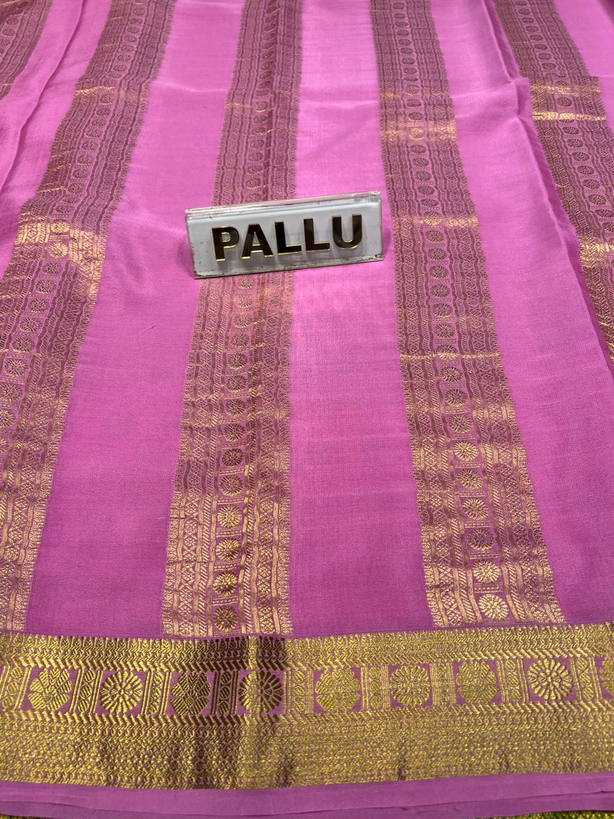 Pure Mysore Silk Saree.