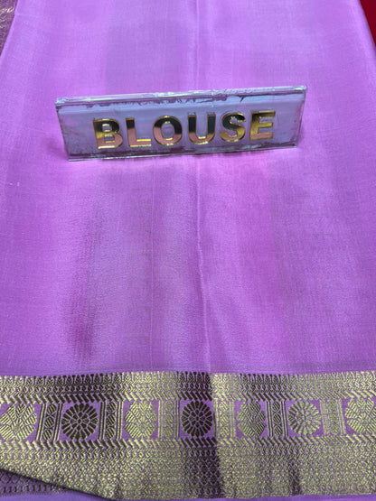 Pure Mysore Silk Saree.