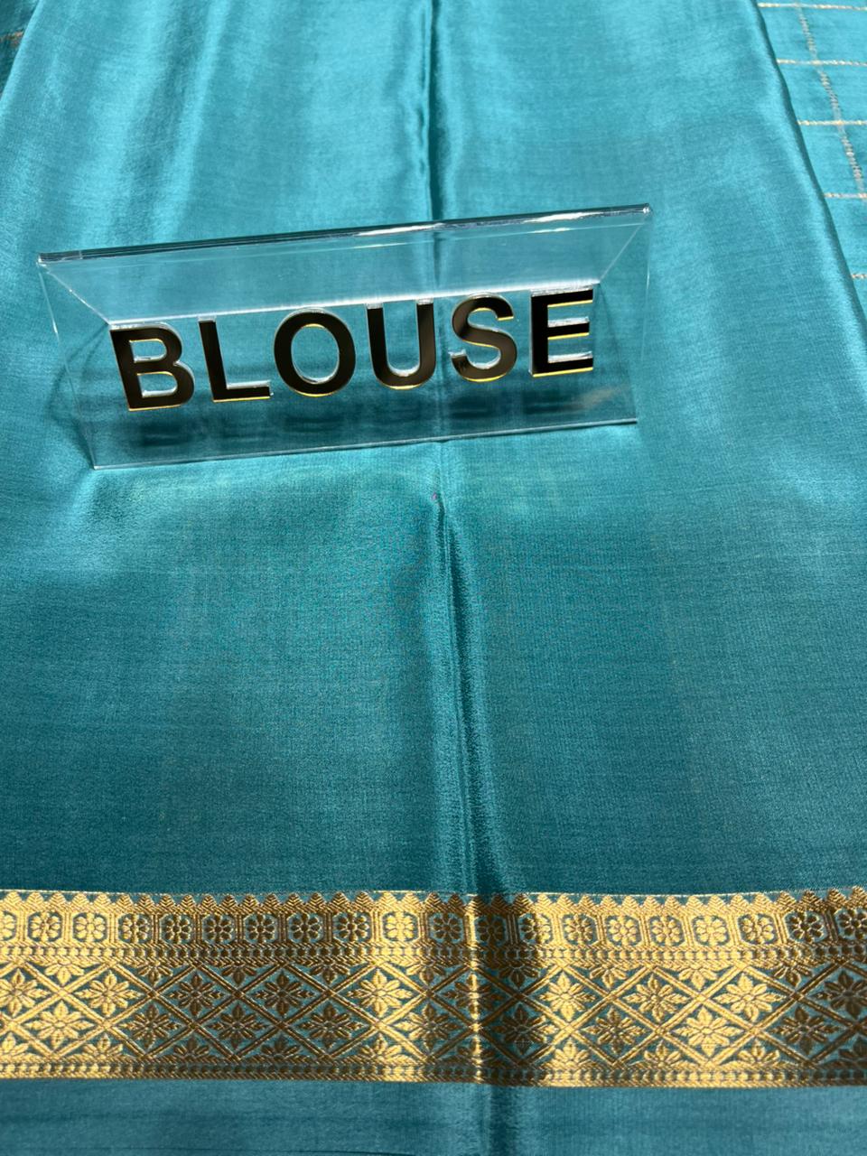 Pure Mysore Silk Saree.