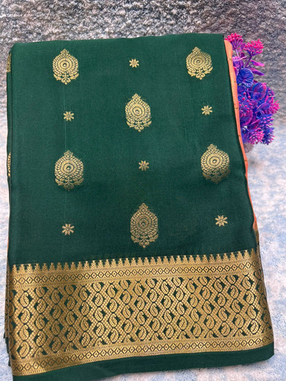 Pure Mysore Silk Saree.