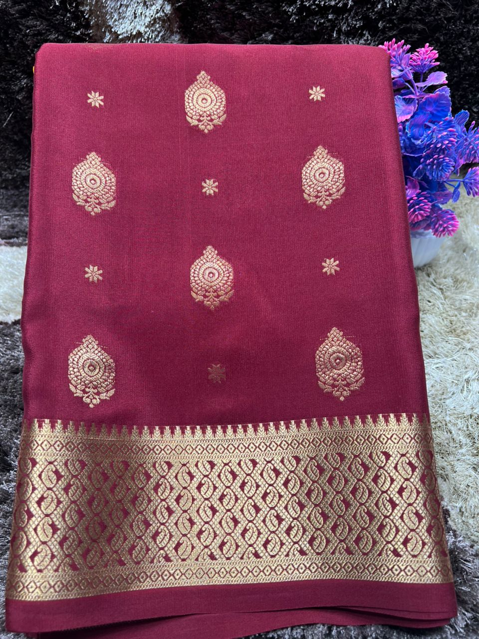 Pure Mysore Silk Saree.