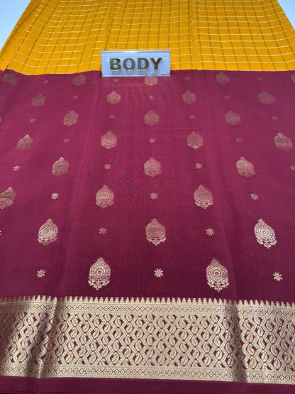 Pure Mysore Silk Saree.