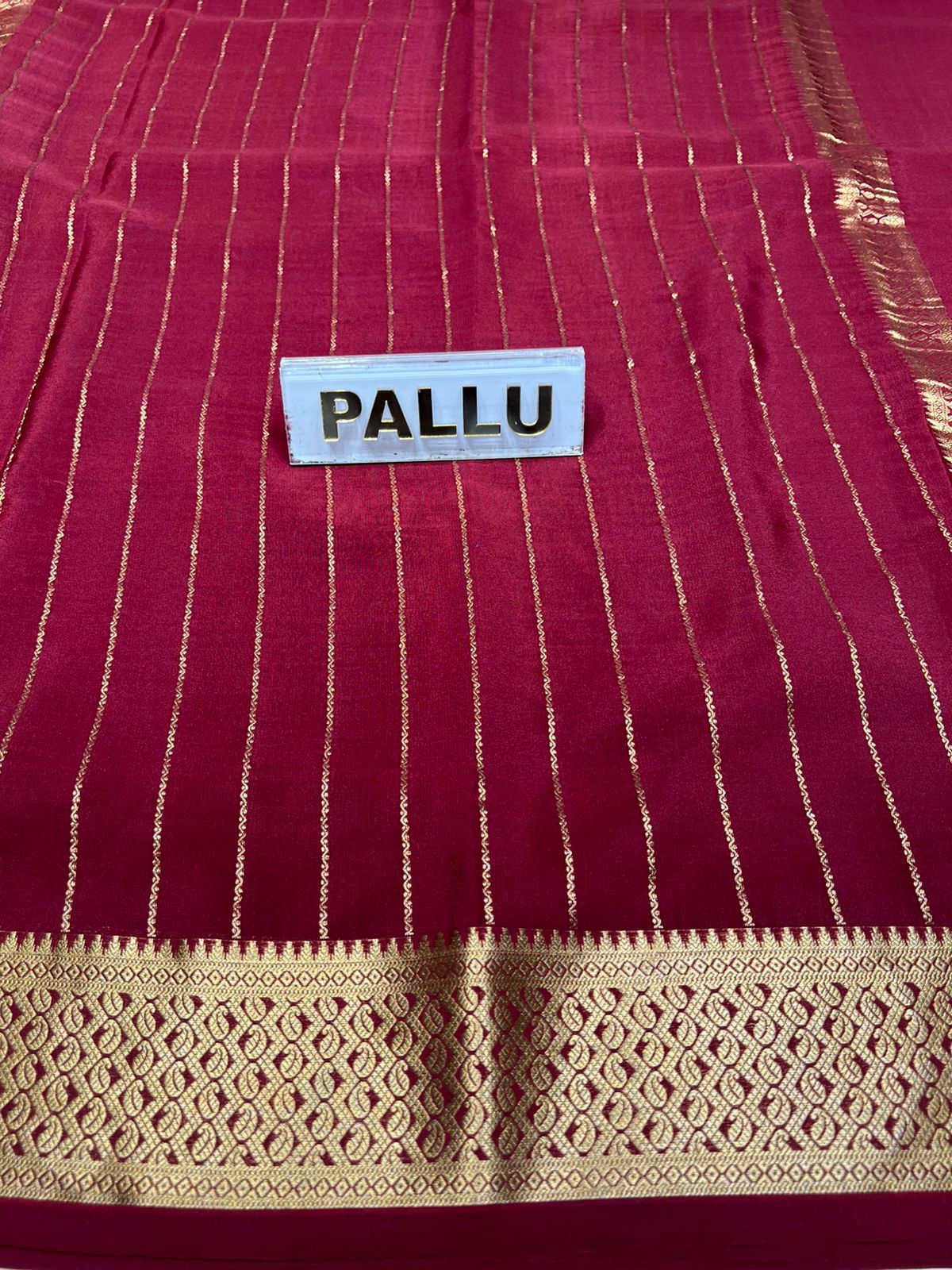 Pure Mysore Silk Saree.