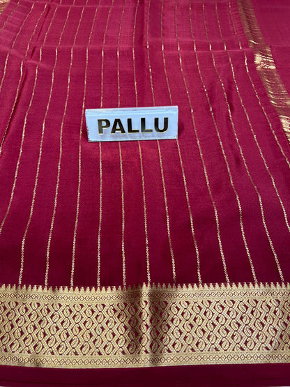 Pure Mysore Silk Saree.