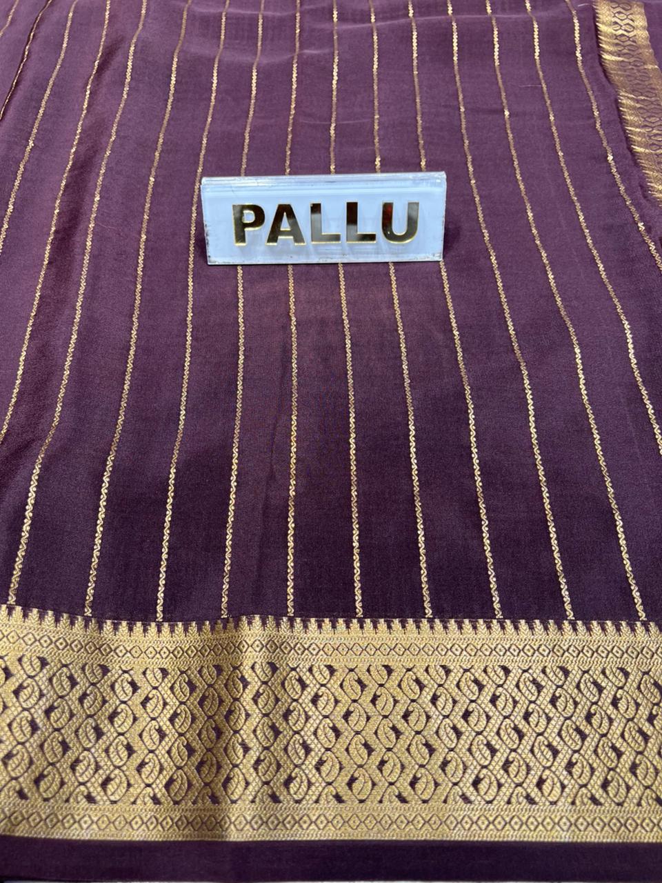 Pure Mysore Silk Saree.