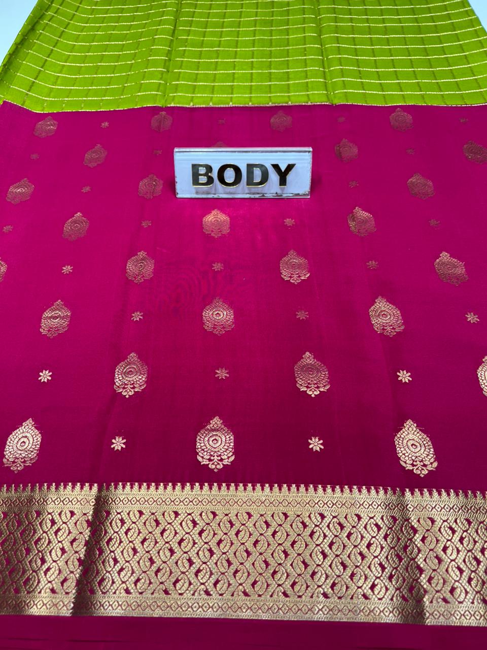 Pure Mysore Silk Saree.
