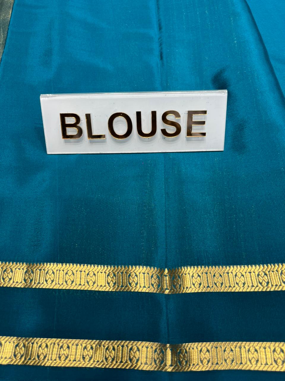 Pure Mysore Silk Saree.