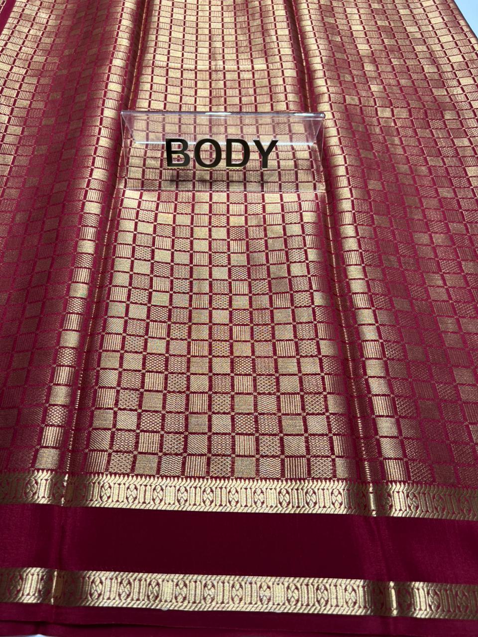 Pure Mysore Silk Saree.