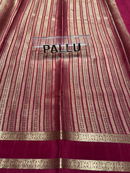 Pure Mysore Silk Saree.