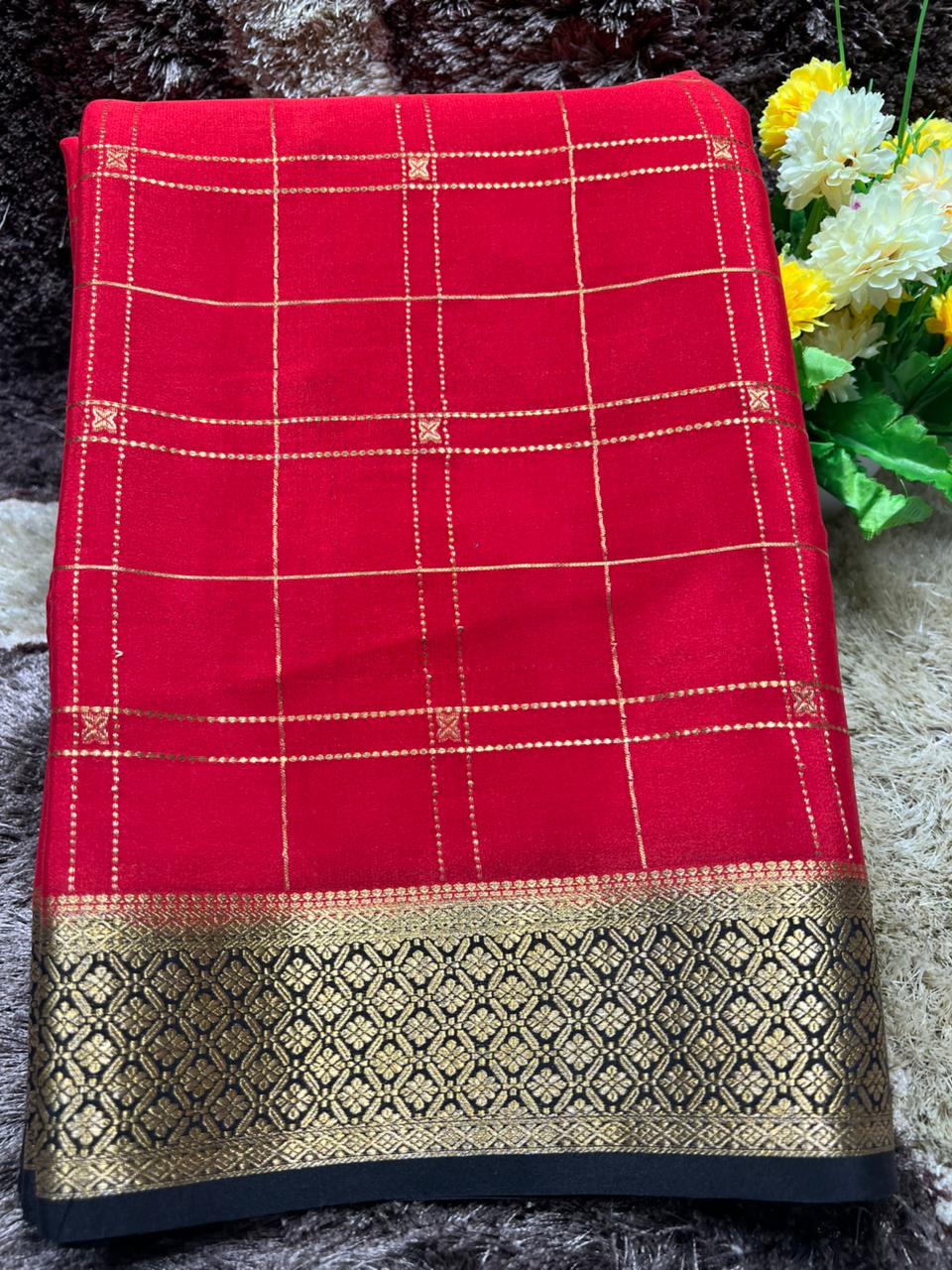 Pure Mysore Silk Saree.