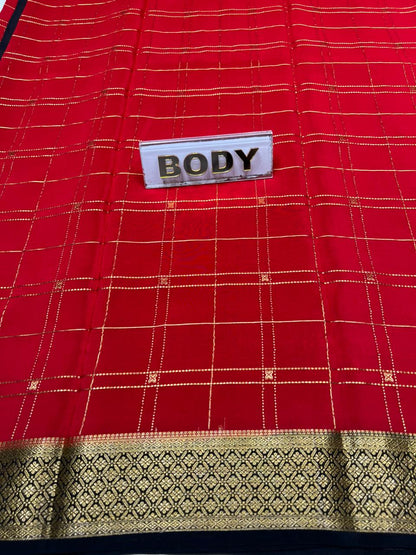 Pure Mysore Silk Saree.