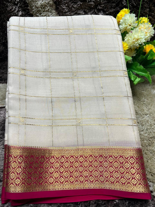 Pure Mysore Silk Saree.