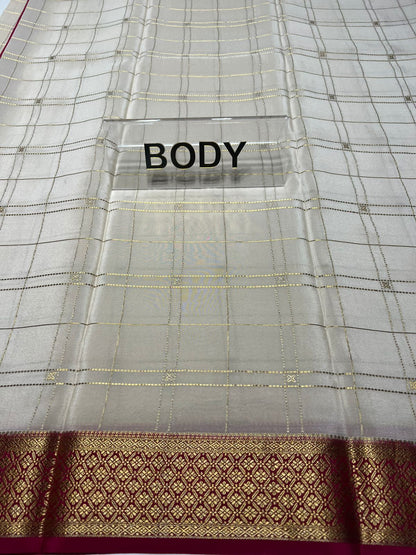 Pure Mysore Silk Saree.