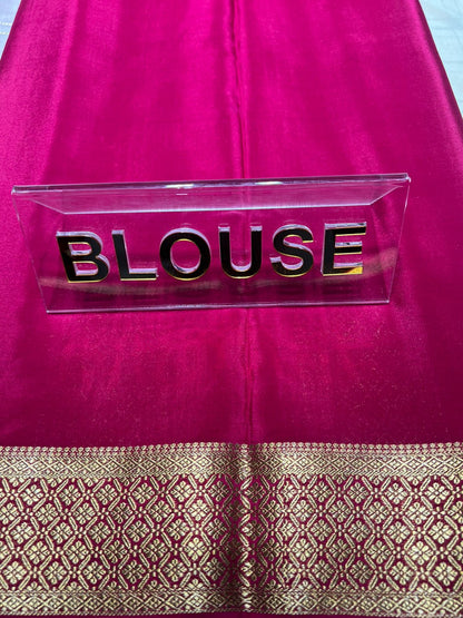 Pure Mysore Silk Saree.