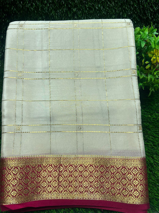 Pure Mysore Silk Saree.