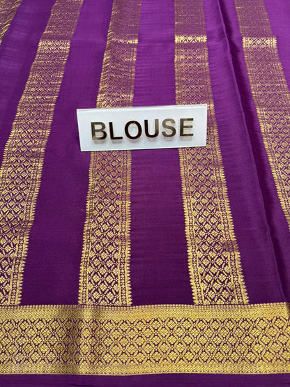 Pure Mysore Silk Saree.