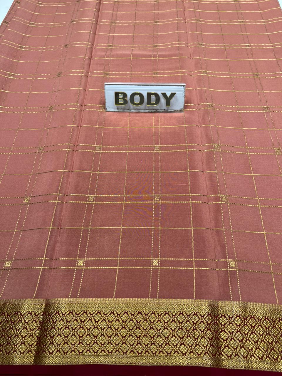 Pure Mysore Silk Saree.