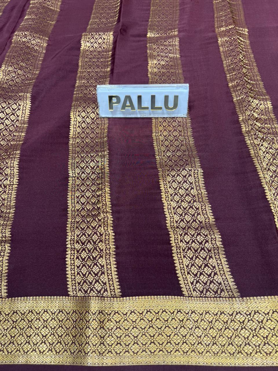 Pure Mysore Silk Saree.