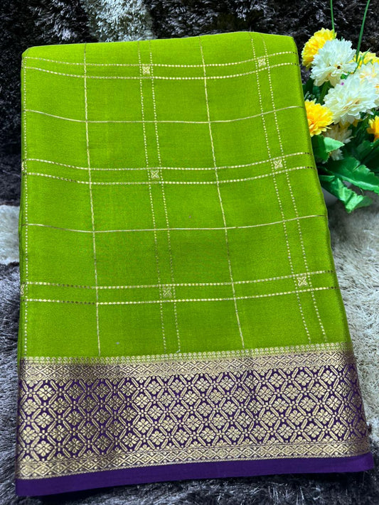 Pure Mysore Silk Saree.