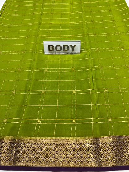 Pure Mysore Silk Saree.