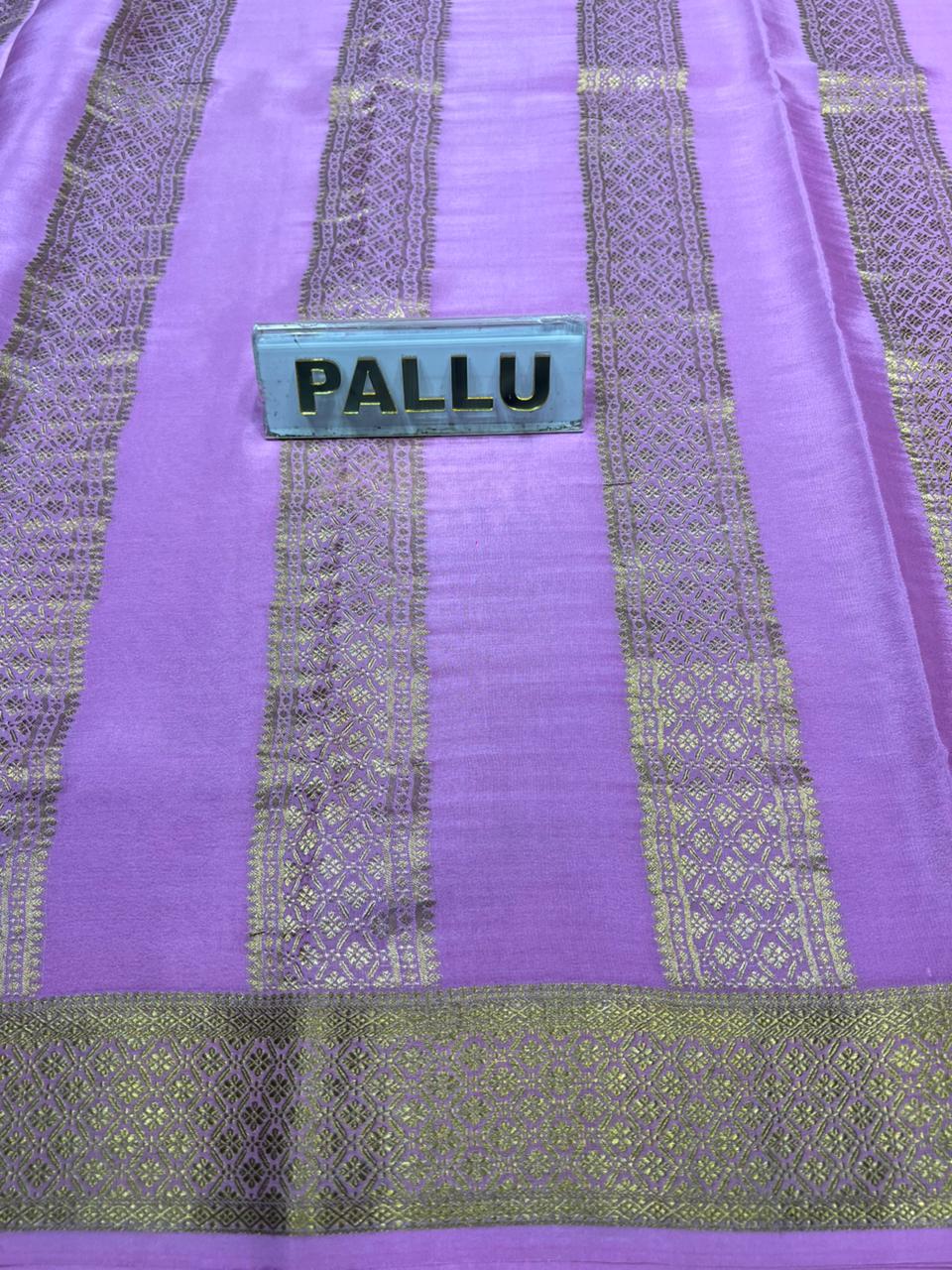 Pure Mysore Silk Saree.