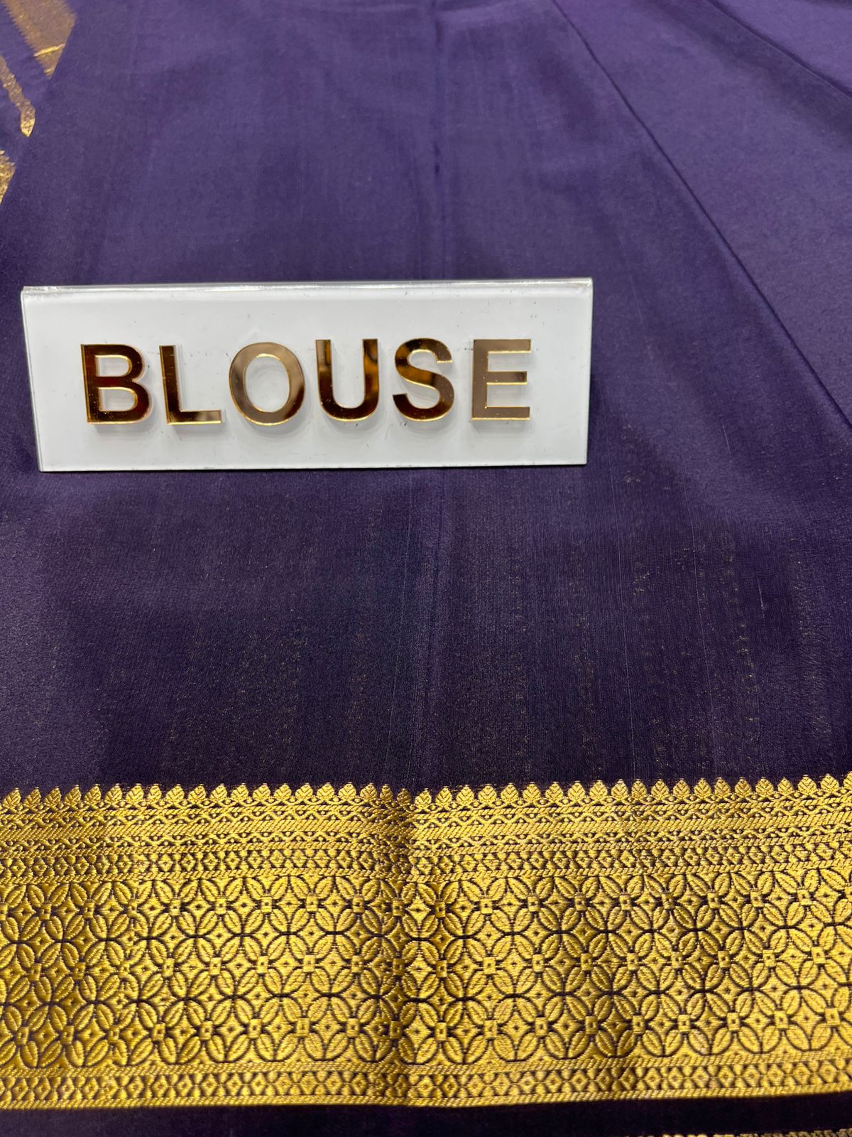 Pure Mysore Silk Saree.