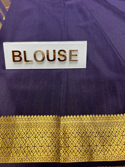 Pure Mysore Silk Saree.