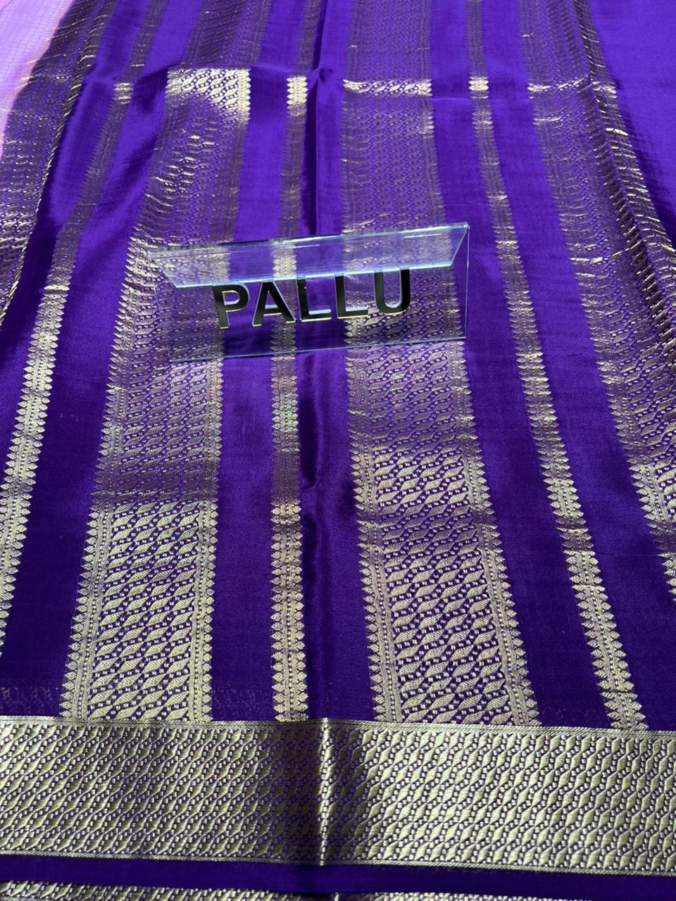 Pure Mysore Silk Saree.