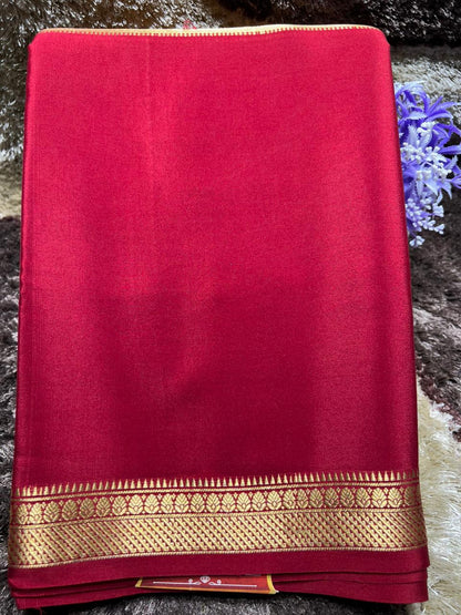 Pure Mysore Silk Saree.