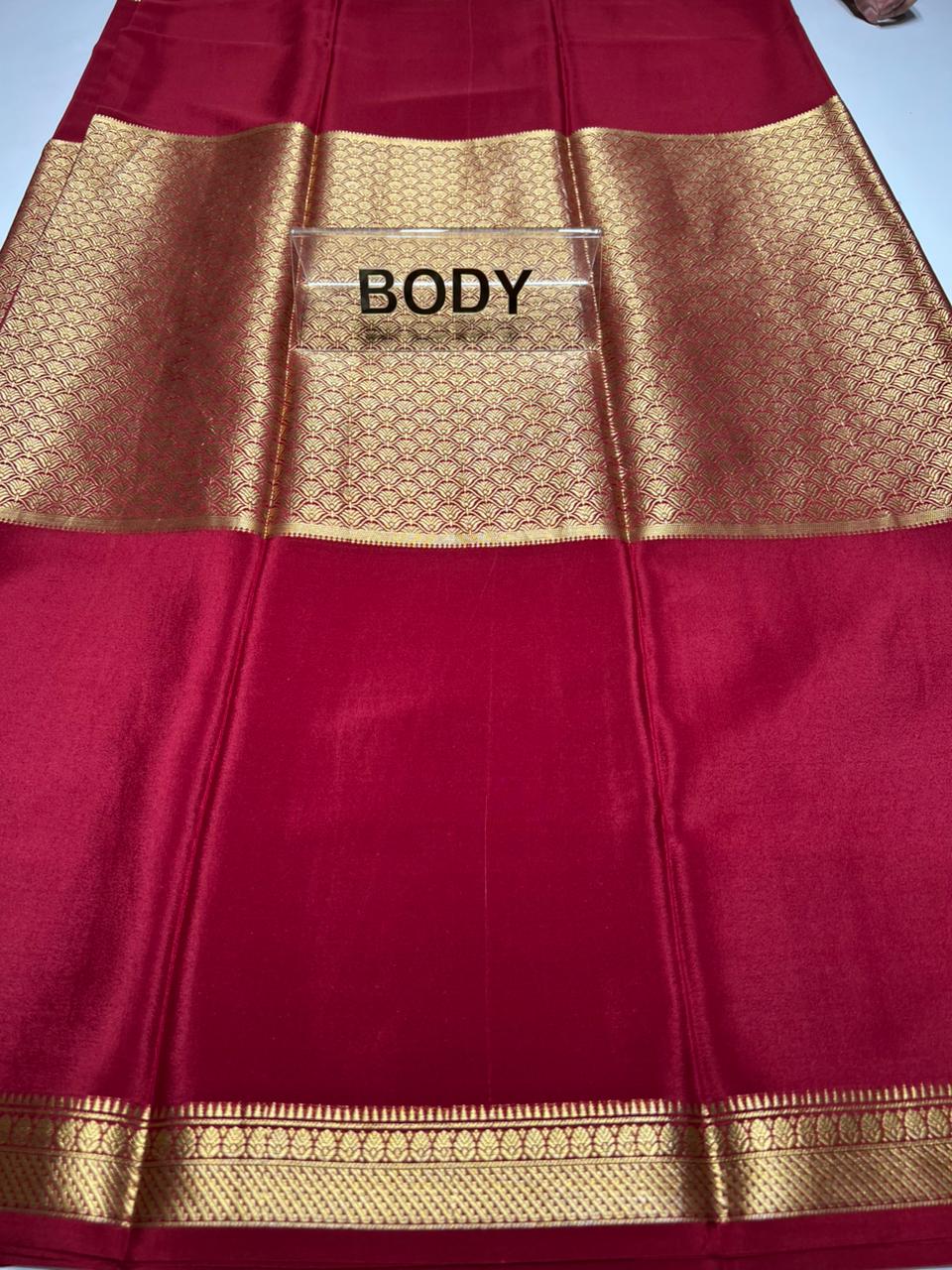 Pure Mysore Silk Saree.