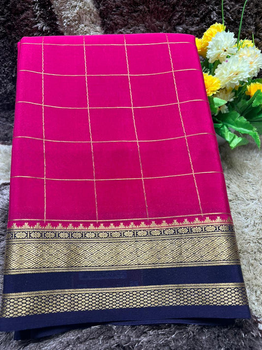 Pure Mysore Silk Saree.
