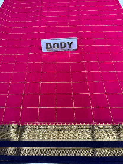 Pure Mysore Silk Saree.