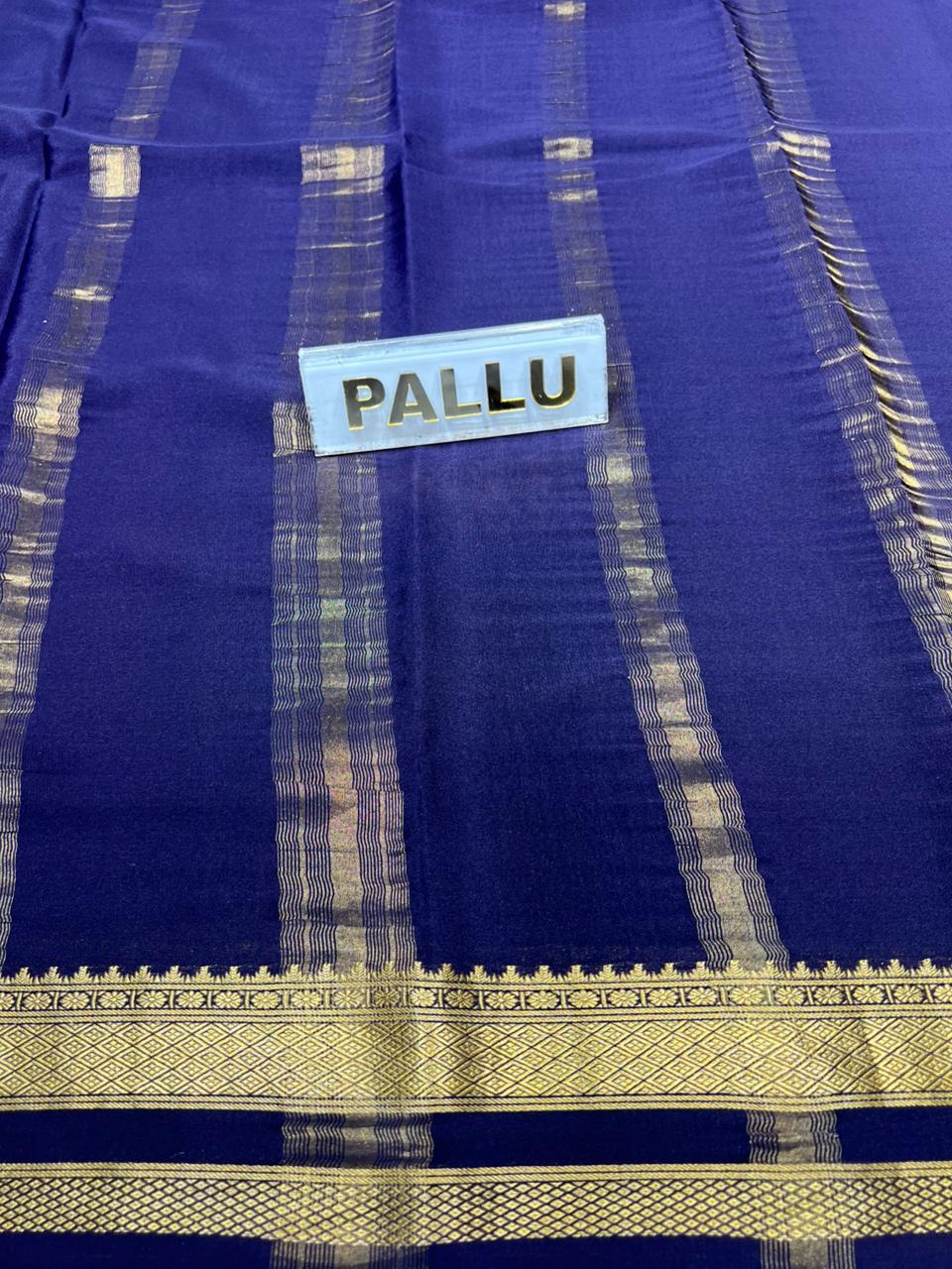 Pure Mysore Silk Saree.