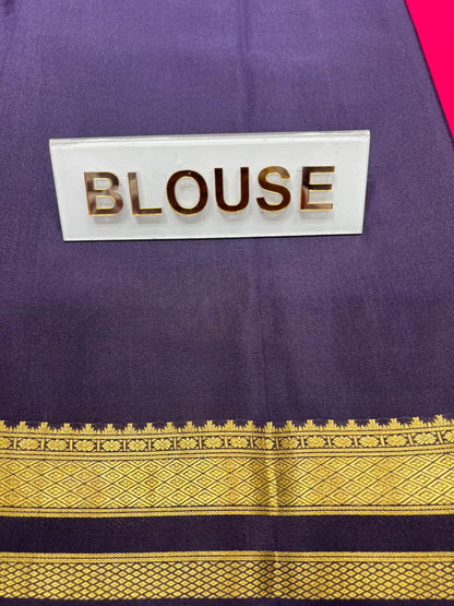 Pure Mysore Silk Saree.